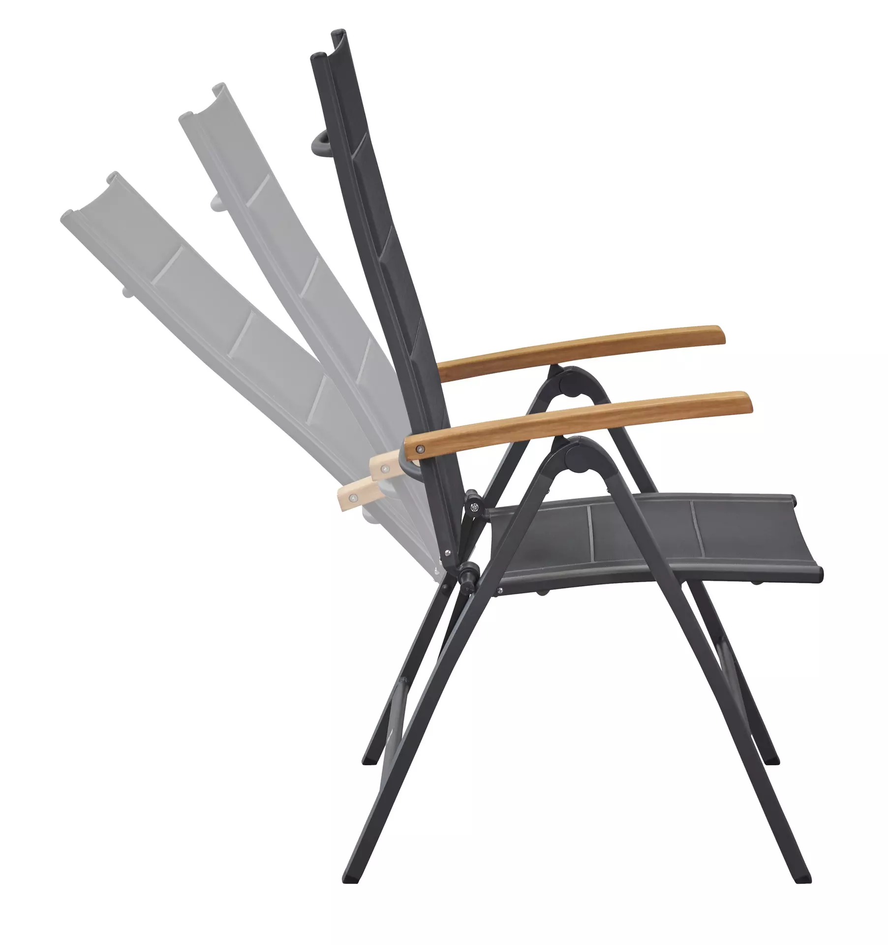 Gartenstuhl UNICAMO Outdoor Textil 61 x 112 x 75 cm