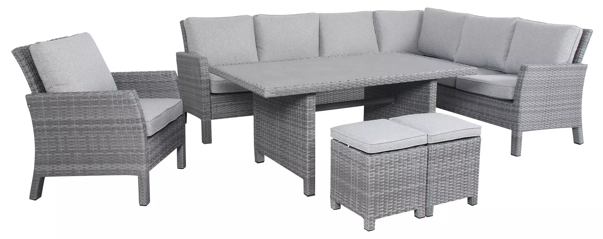 Lounge-Set NEW MADISON Outdoor Metall 77 x 85 x 181 cm