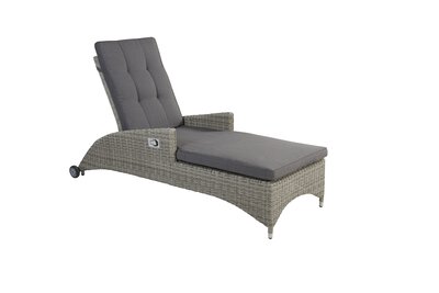 2. Bild von Loungeliege Metall grau ca. 183 x 95 x 68 cm