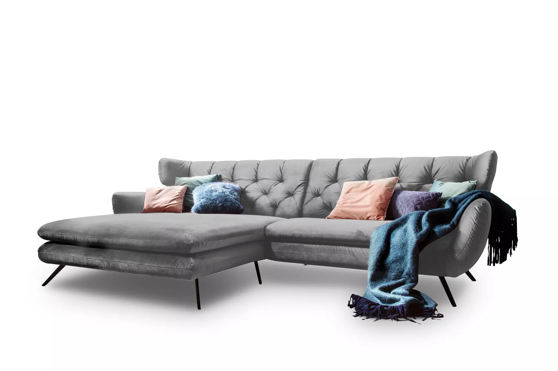 Ecksofa SARNIA LASCONDO Textil 175 x 94 x 300 cm