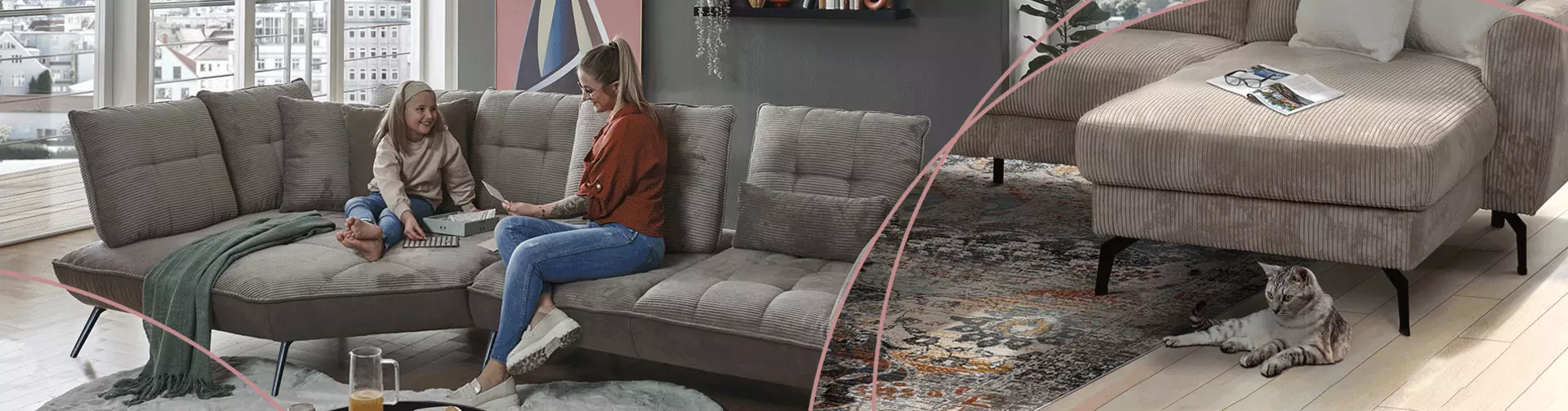 Desktop Banner zum Wohntipp Sofa für Familie mit Kindern und Haustieren mit den Maßen 1903x500px