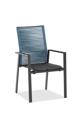 Bild von Gartenstuhl Textil mehrfarbig ca. 65 x 95 x 61 cm