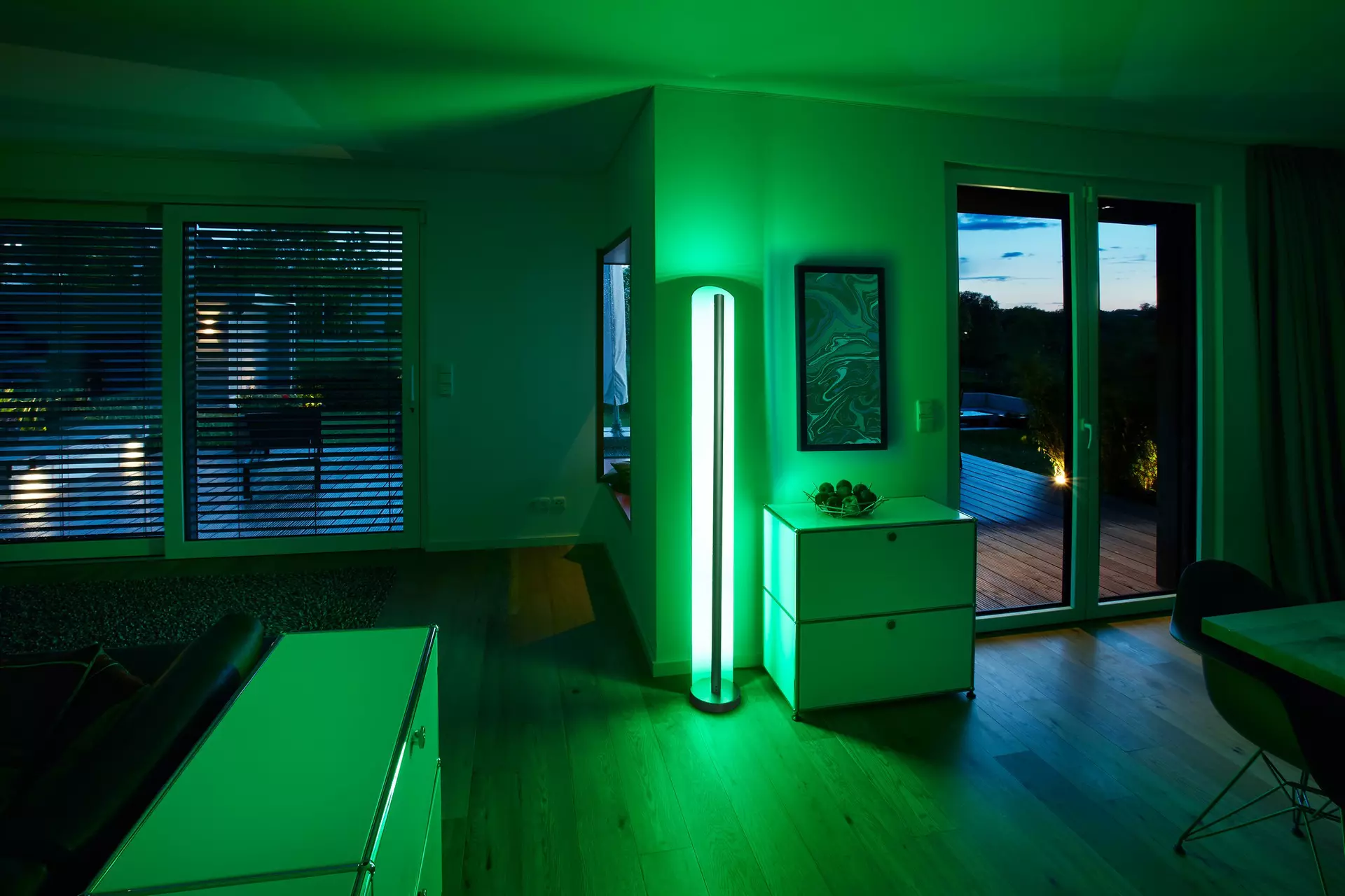 Stehleuchte Obelisk HELL Metall 20 x 170 x 20 cm