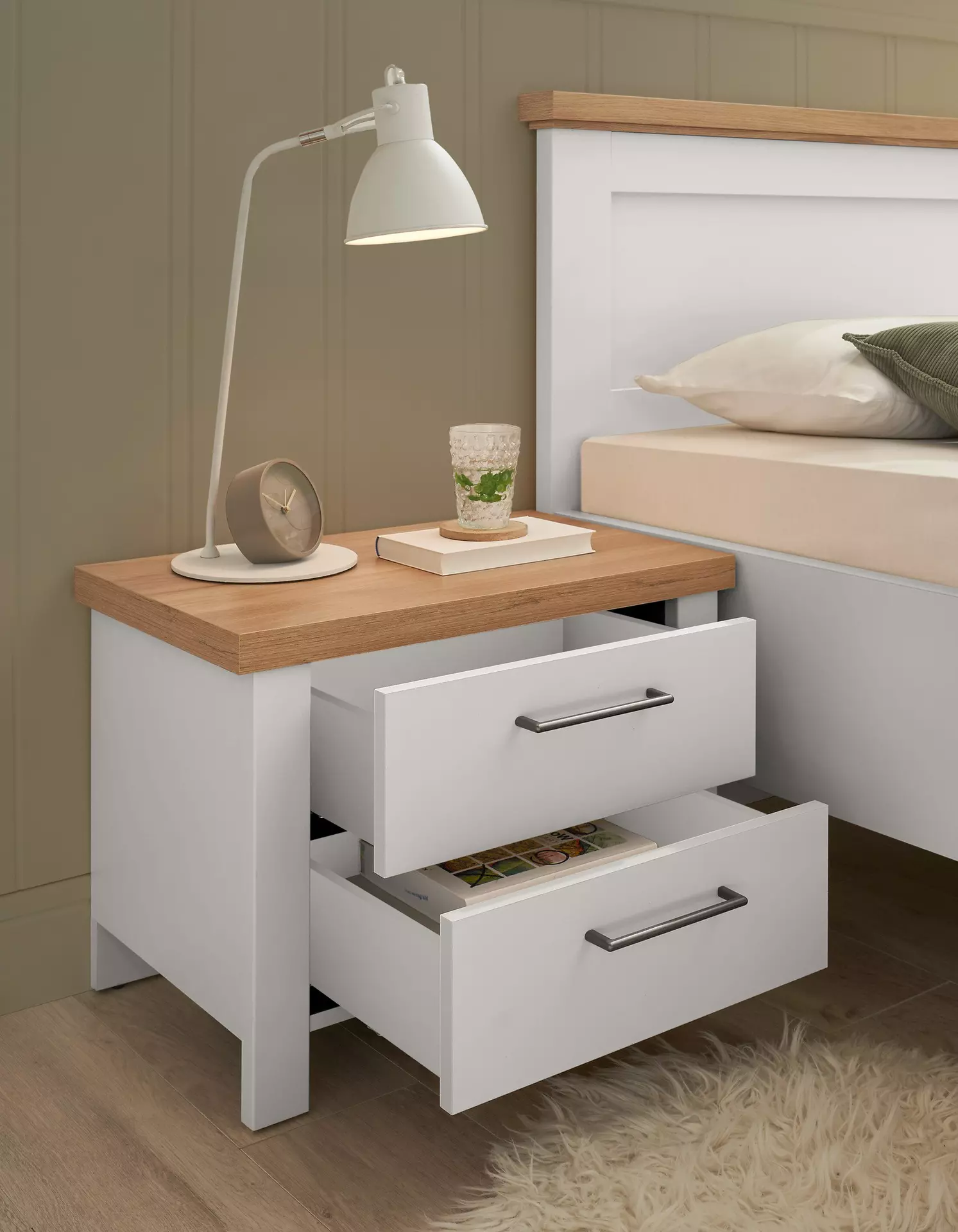 Nachttisch ASMARA LIV'IN Holzwerkstoff 38 x 46 x 61 cm