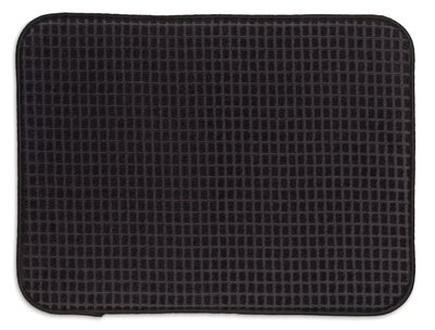 Bild von Abtropfmatte Textil schwarz
