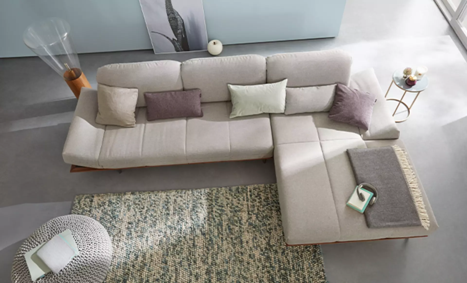 Das Designsofa CR 420 von Creation by Rolf Benz