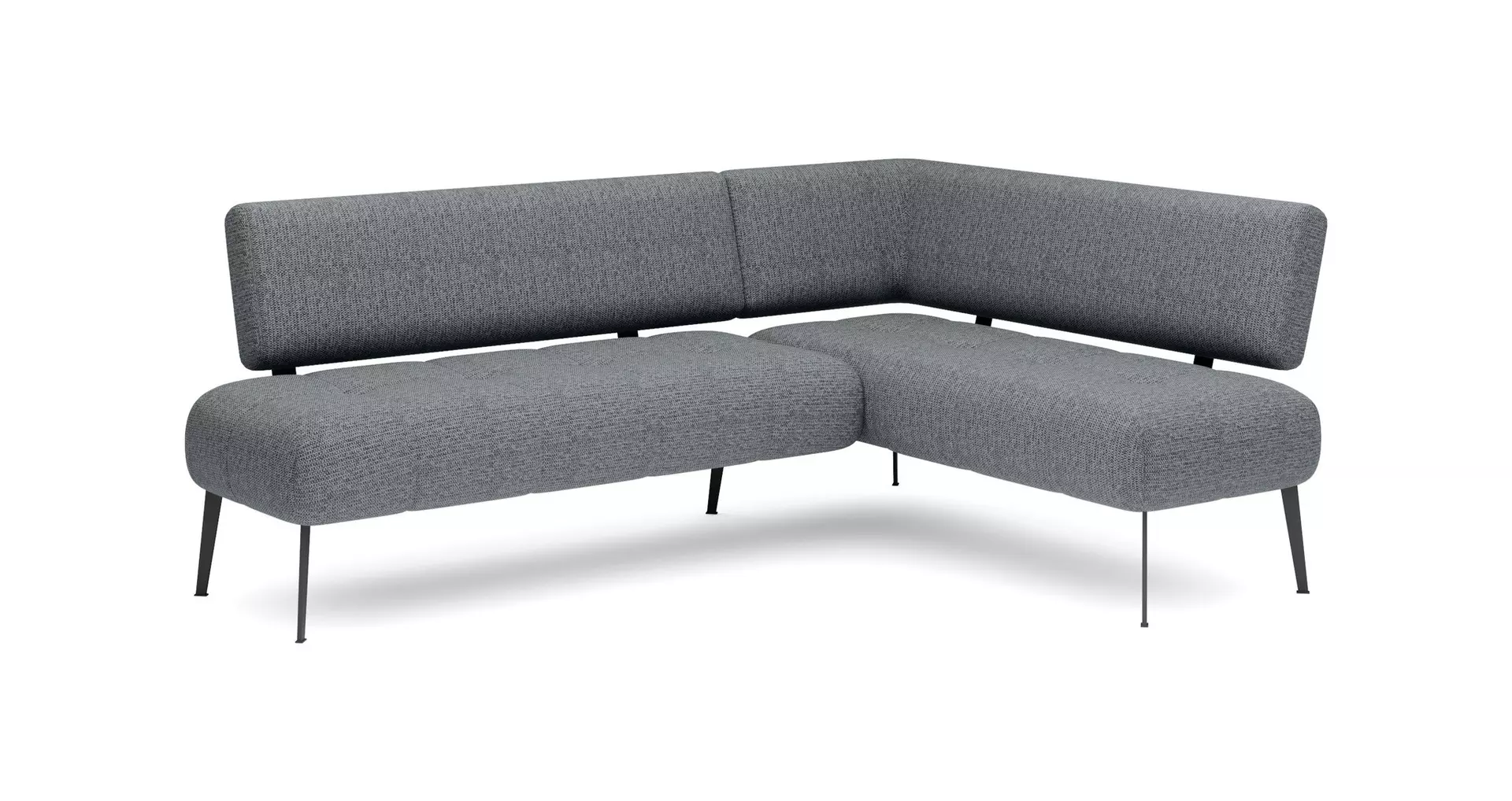 Eckbank MILO MONDO Textil 163 x 90 x 215 cm