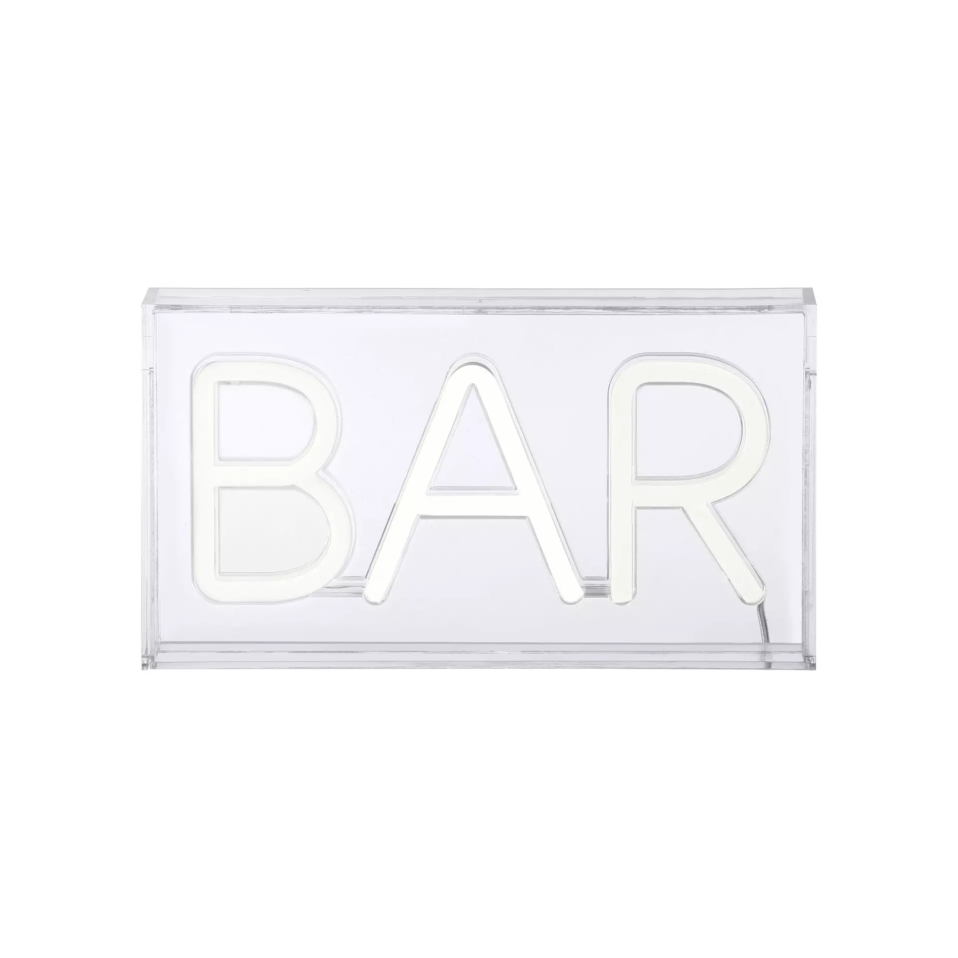 Dekorationsleuchte NEON-BAR JUST LIGHT Kunststoff 23 x 12 x 4 cm