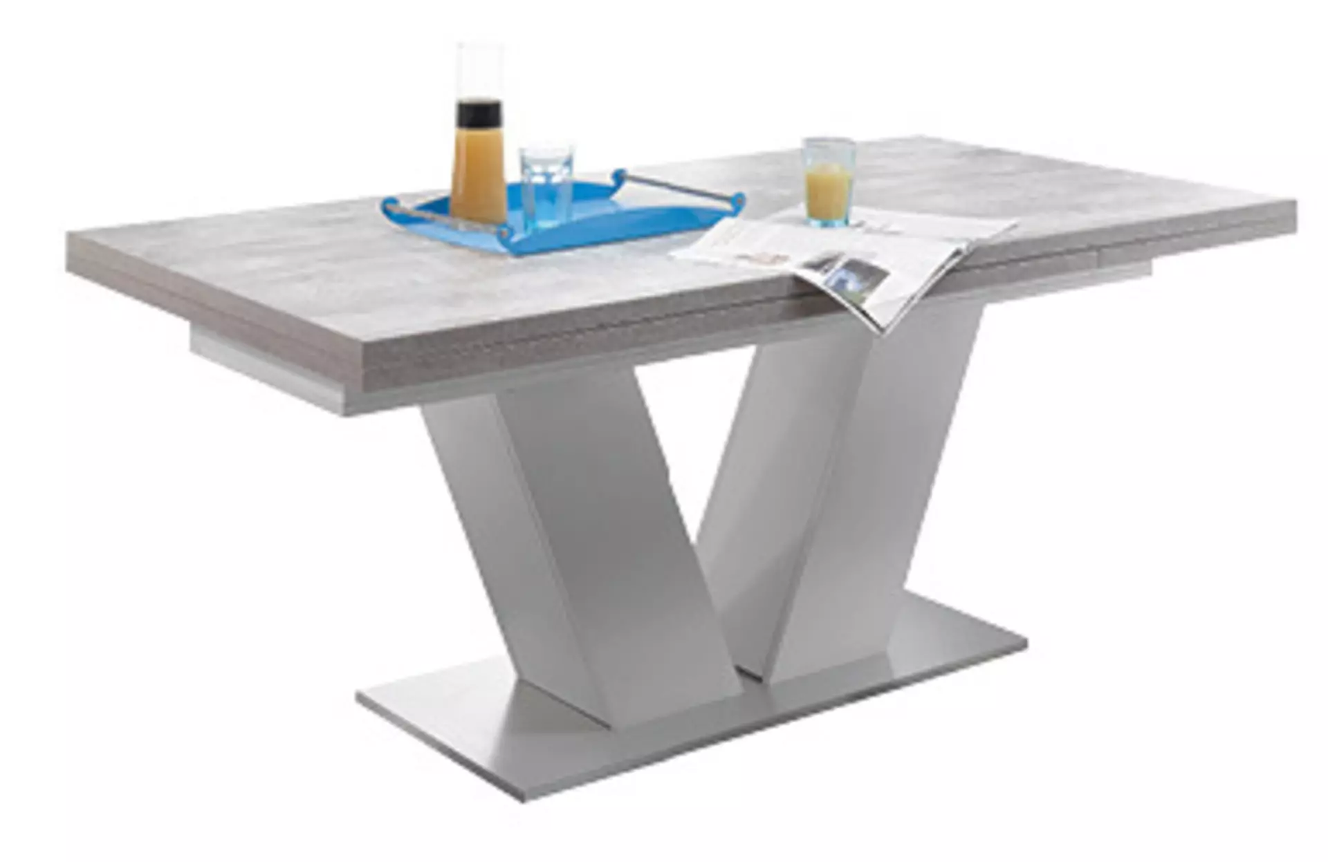 Tisch mit Auszug KOMFORT D Mäusbacher Holzwerkstoff 160 x 76 x 90 cm