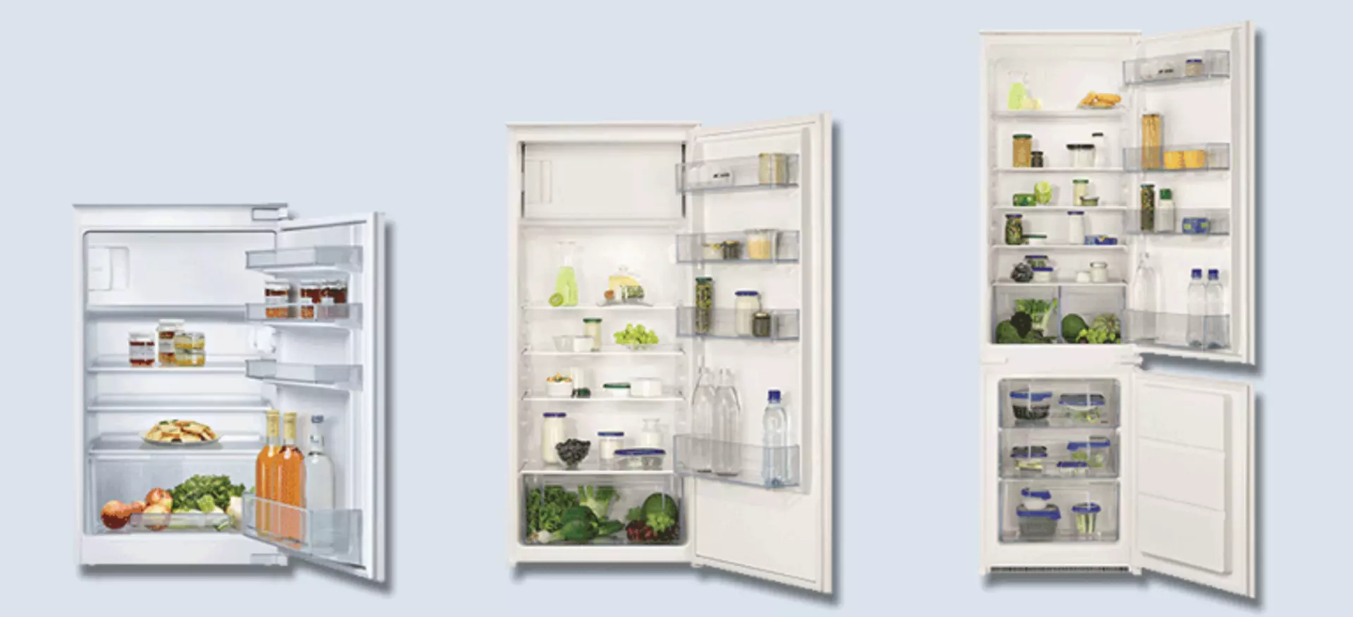 Einbaukühlschrank mit und ohne Gefrierfach, Kühl-Gefrierkombi oder  Gefrierschrank -  alle Gerätearten bei Möbel Inhofer