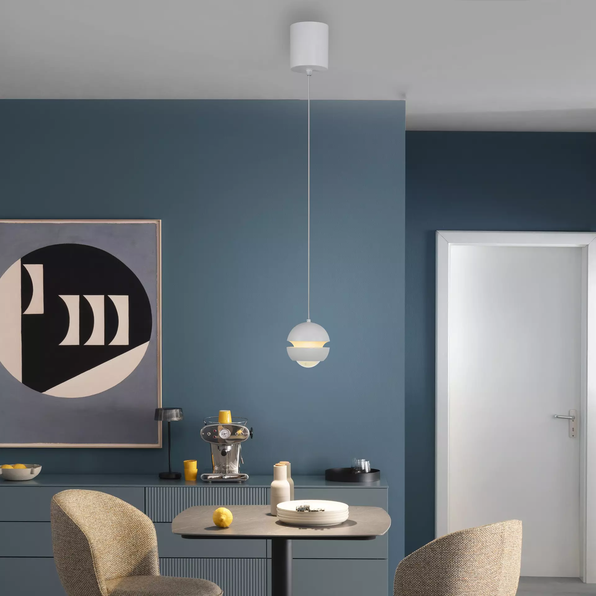 Hängeleuchte SW LINI SCHÖNER WOHNEN-Kollektion Kunststoff 10 x 220 x 10 cm