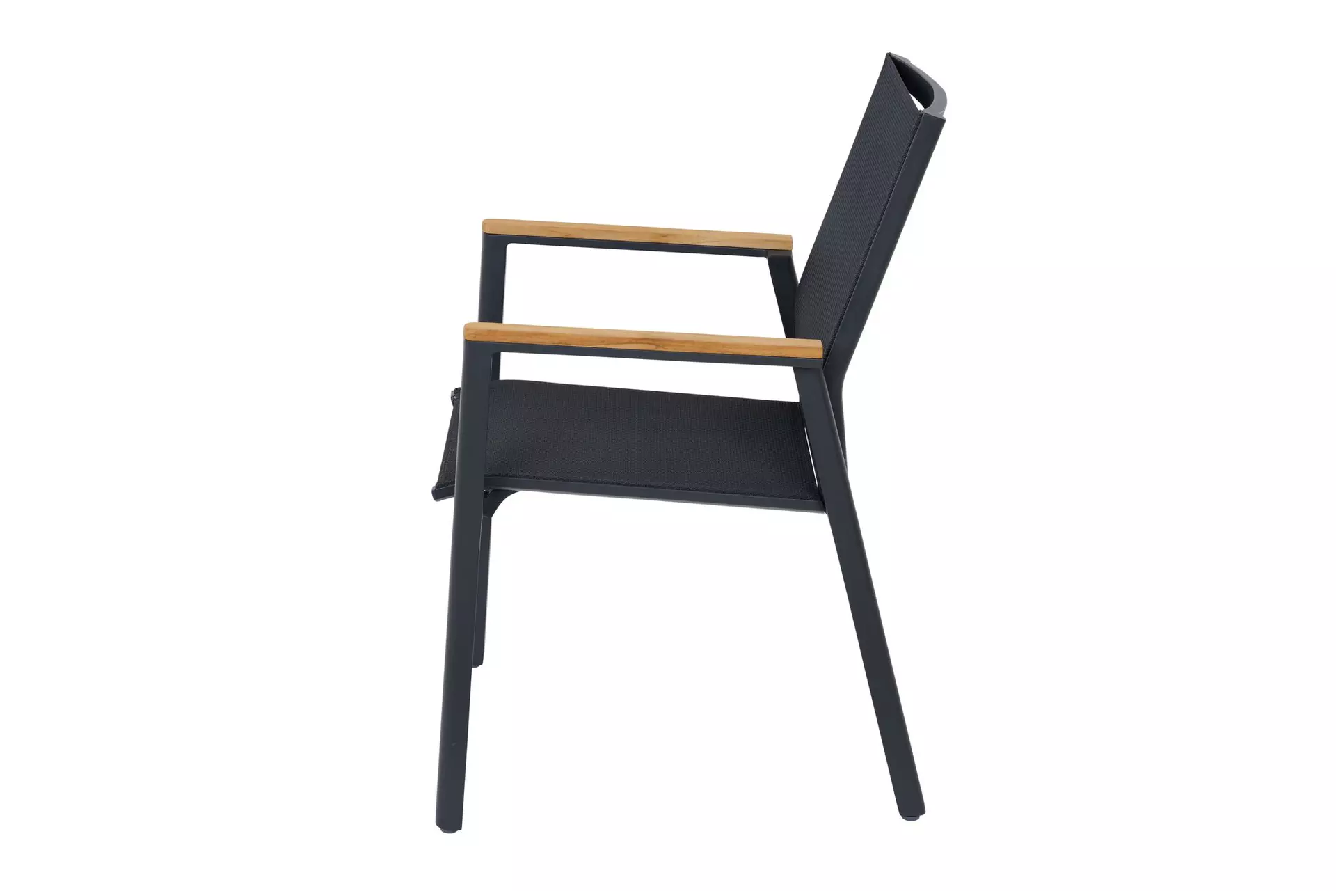 Stapelstuhl BOLOGNA Outdoor Textil 64 x 92 x 56 cm