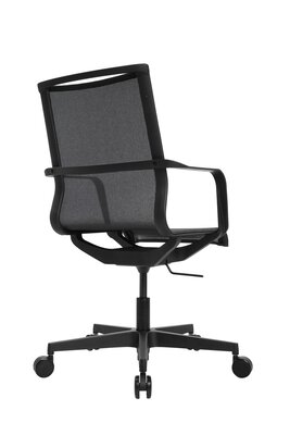2. Bild von Büro-Drehstuhl Kunststoff schwarz Topstar