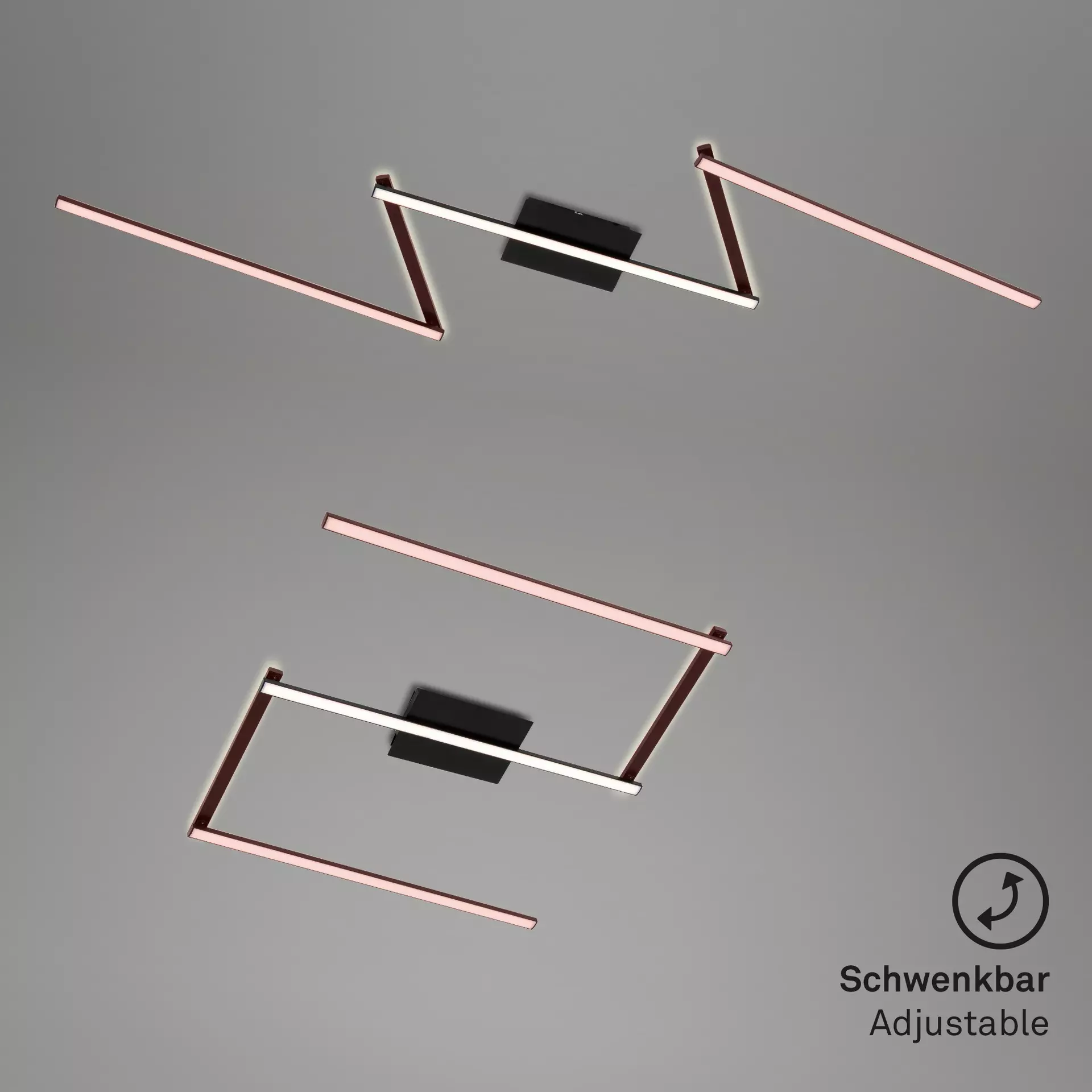 Deckenleuchte STAFF Briloner Metall 227 x 5 x 12 cm