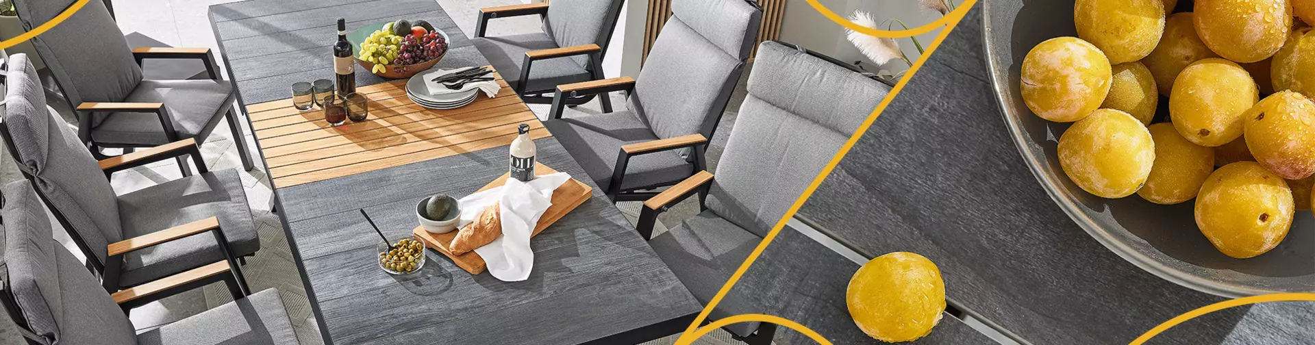 Desktopbanner für den Wohntipp Der richtige Esstisch