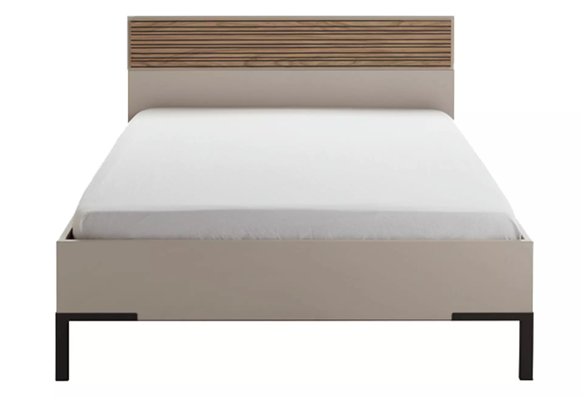 Schlichtes Einzelbett