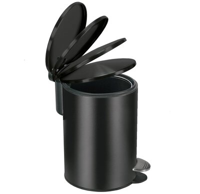 Bild von Kosmetikeimer Metall schwarz