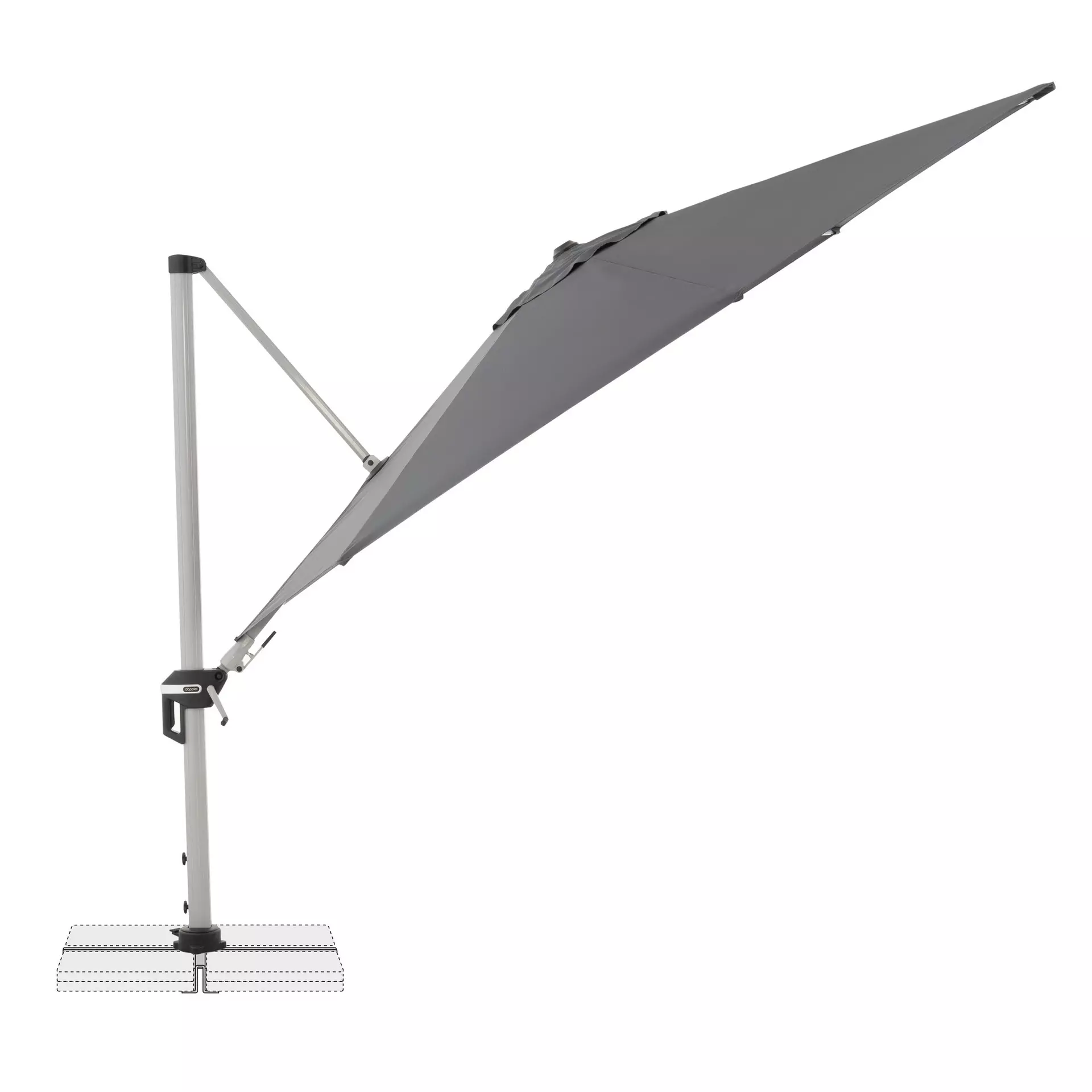 Sonnenschirm Active Doppler Textil 372 x 271 x 372 cm