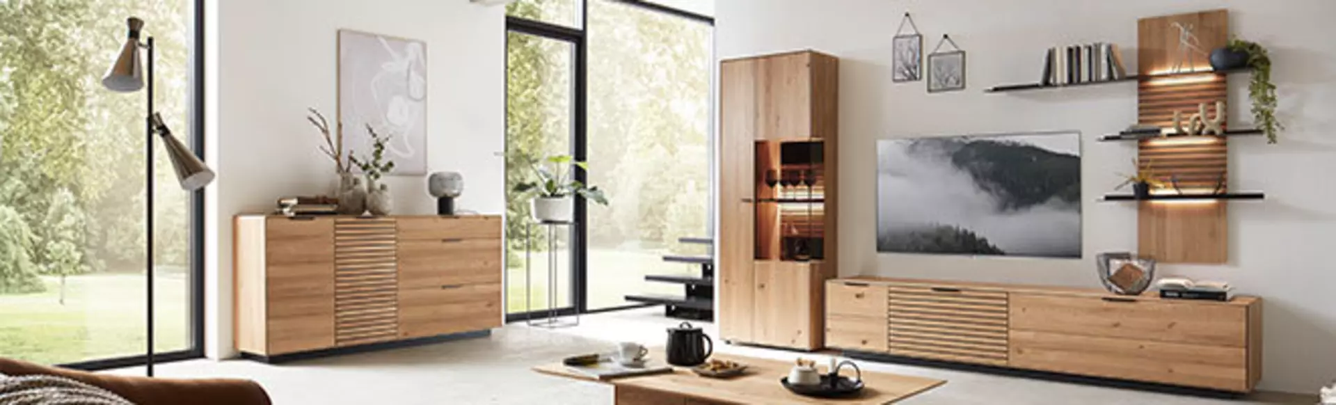 Holz Wohwand von Wöstmann