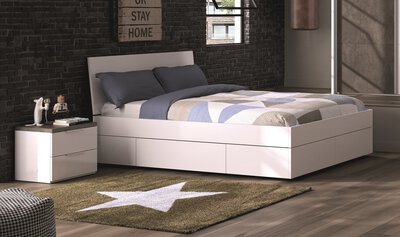 Bild von Bett ca. 120x200 cm Holzwerkstoff