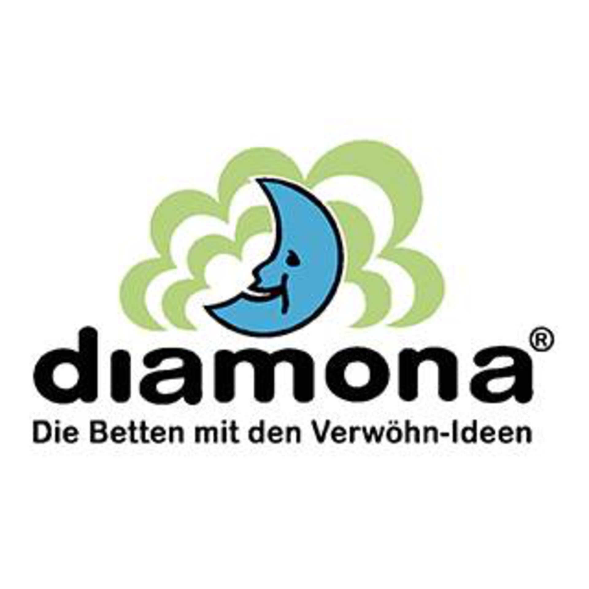 Logo "diamona - Die Betten mit den Verwöhn-Ideen"