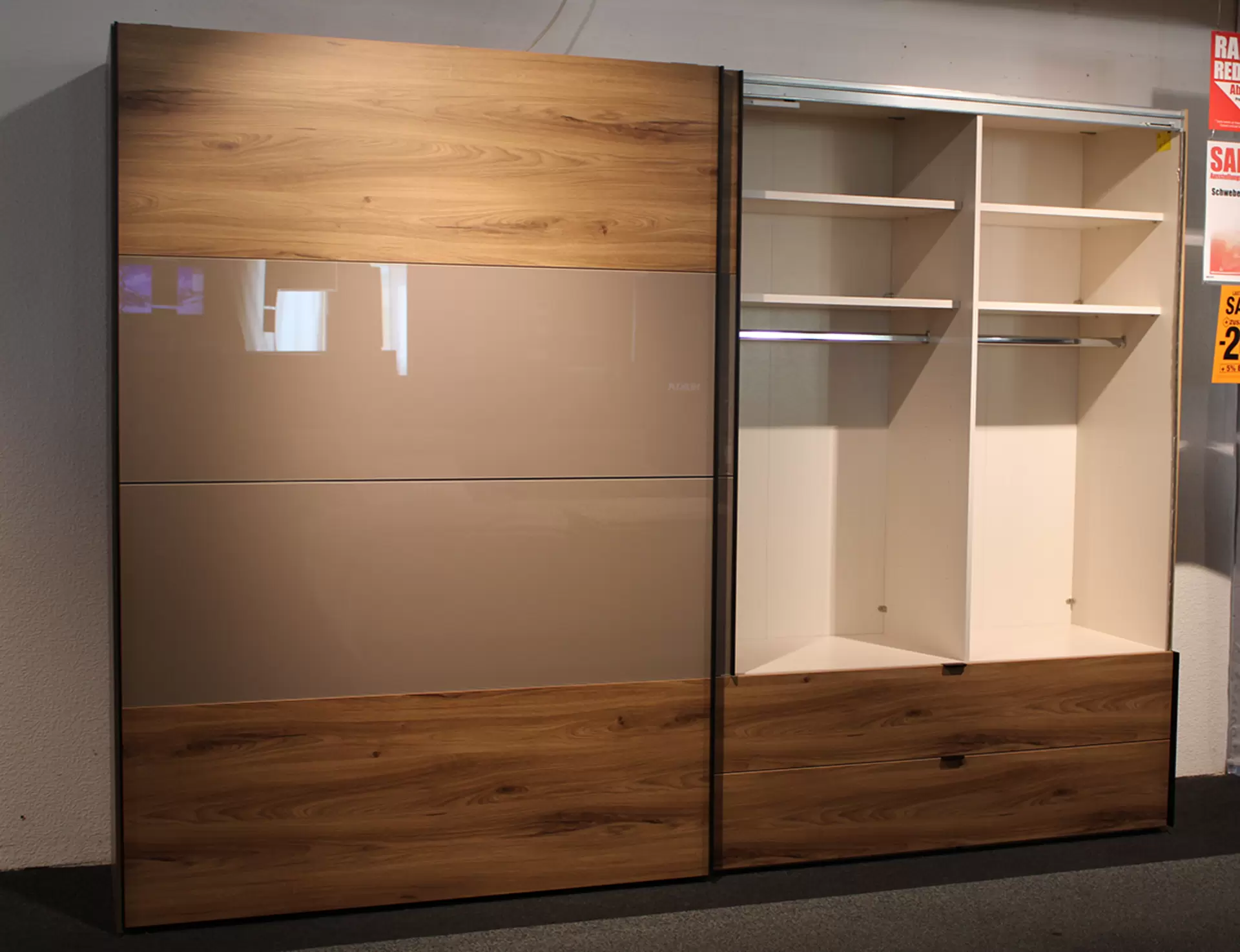 Schwebetürenschrank FLORINA 2-Türen