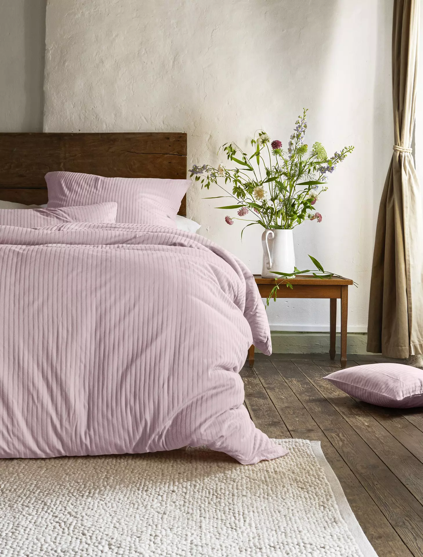 Jersey-Bettwäsche Premium Lumen Irisette Textil 155 x 220 cm