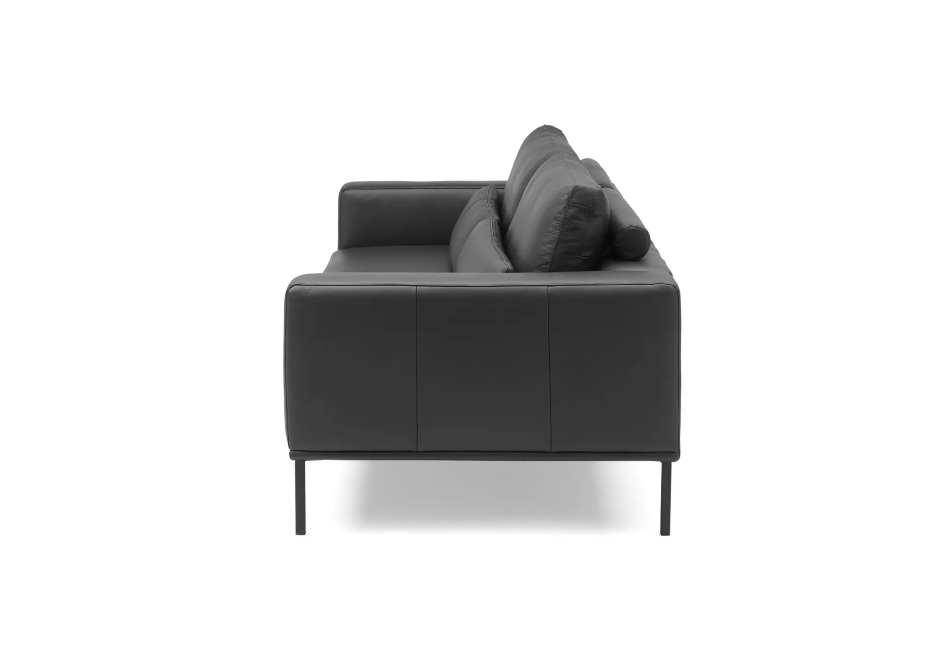 Sofa 3-Sitzer JustB! PM100 Musterring Leder 107 x 67 x 242 cm