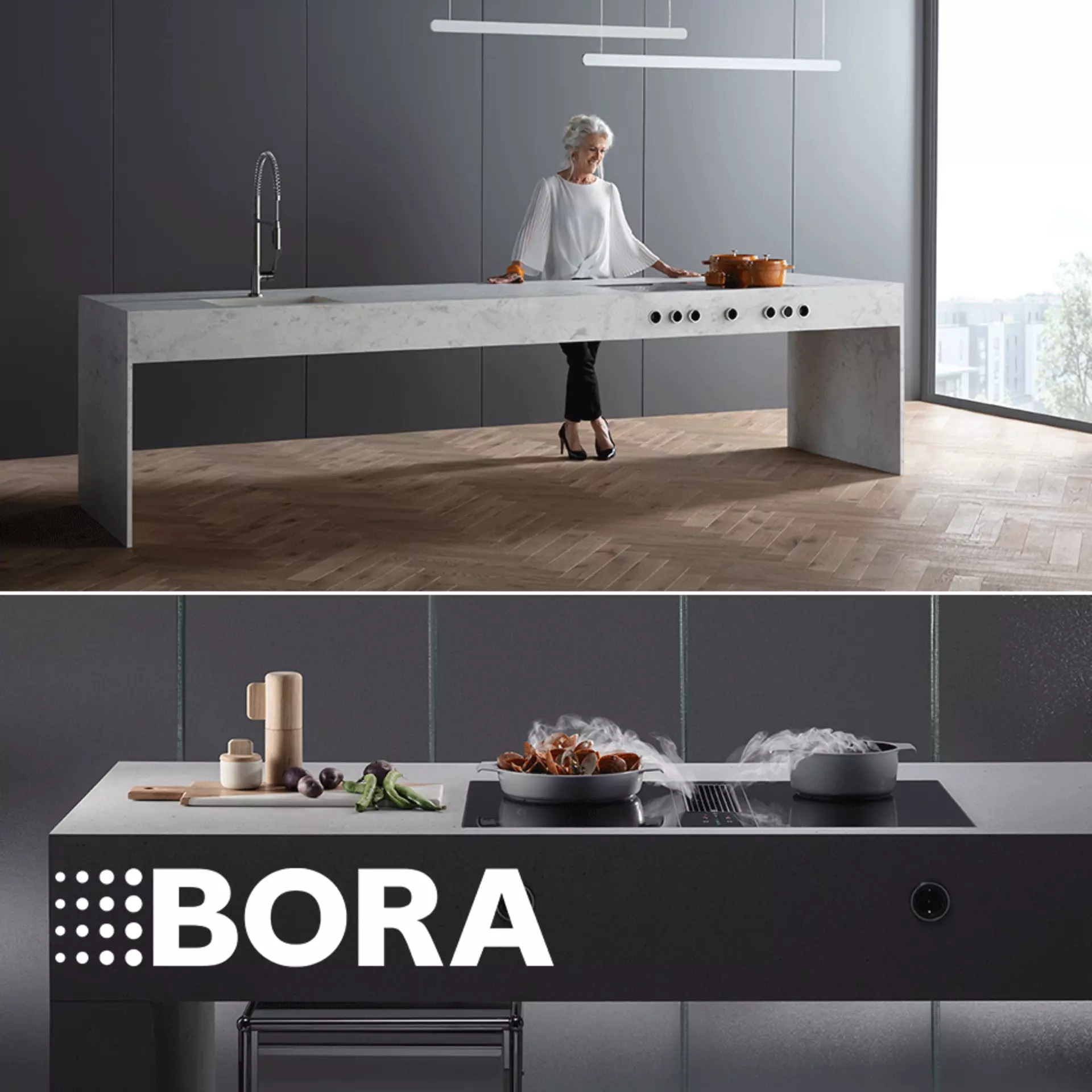 Bora - die designstarke Innovation für die anspruchsvolle Küche