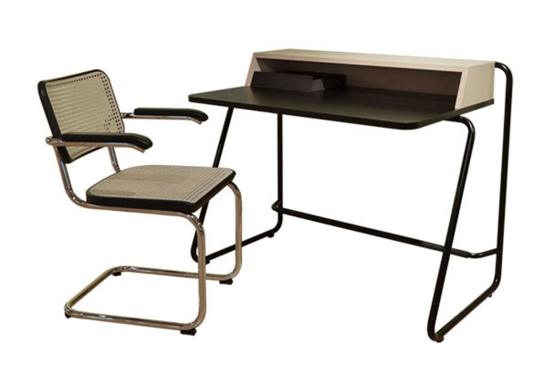 Schreibtisch und Stuhl von Thonet