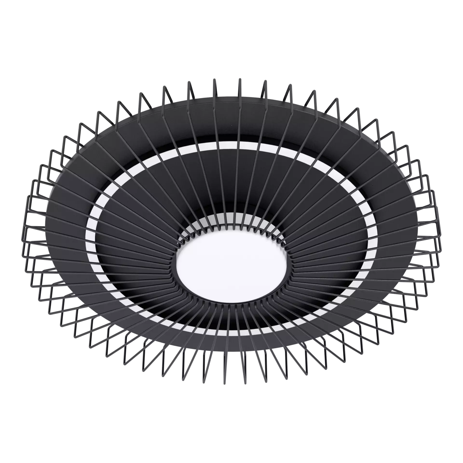 Deckenleuchte BADALEOS Eglo Metall 57 x 10 x 57 cm