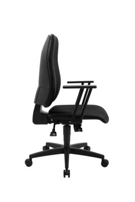 3. Bild von Büro-Drehstuhl Kunststoff schwarz Topstar