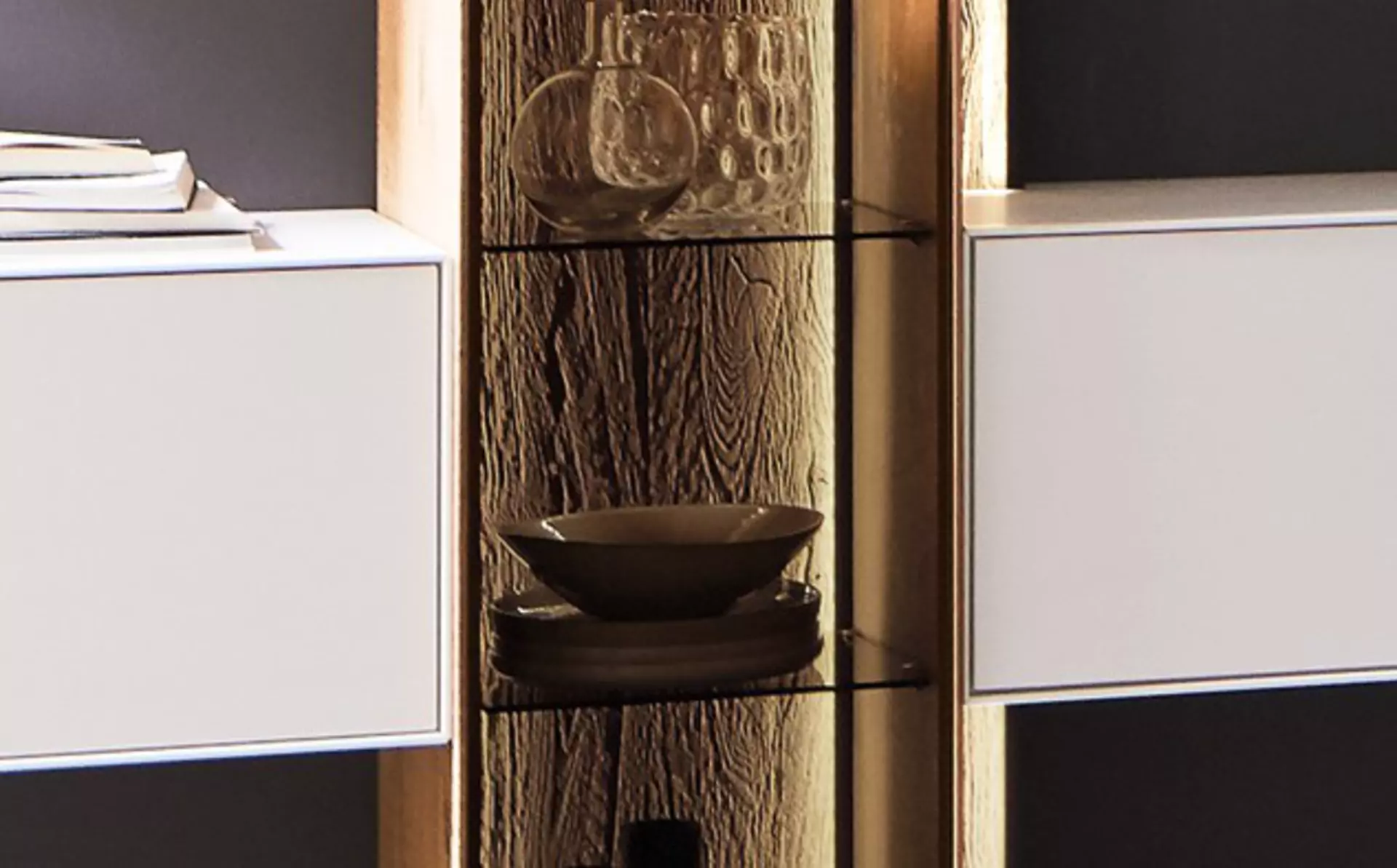 Wohnwand BENJO Hartmann - Massivholzmöbel Holz 41 x 207 x 305 cm