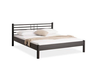 4. Bild von Bett ca. 210 x 89 x 98 cm inbuy schwarz