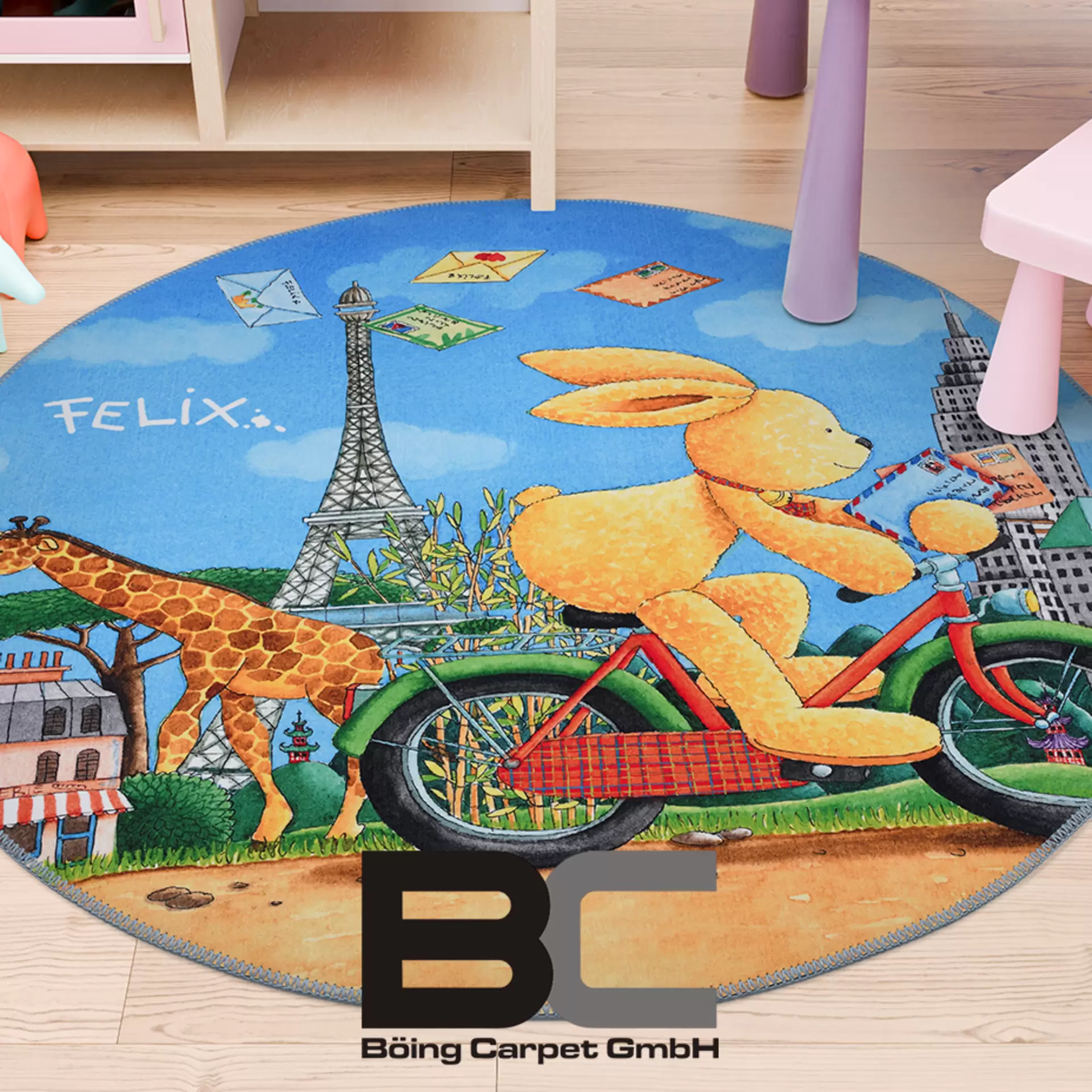 Liebevoll gestaltete Kinderteppiche von Böing Carpet für unbeschwerte Spielstunden