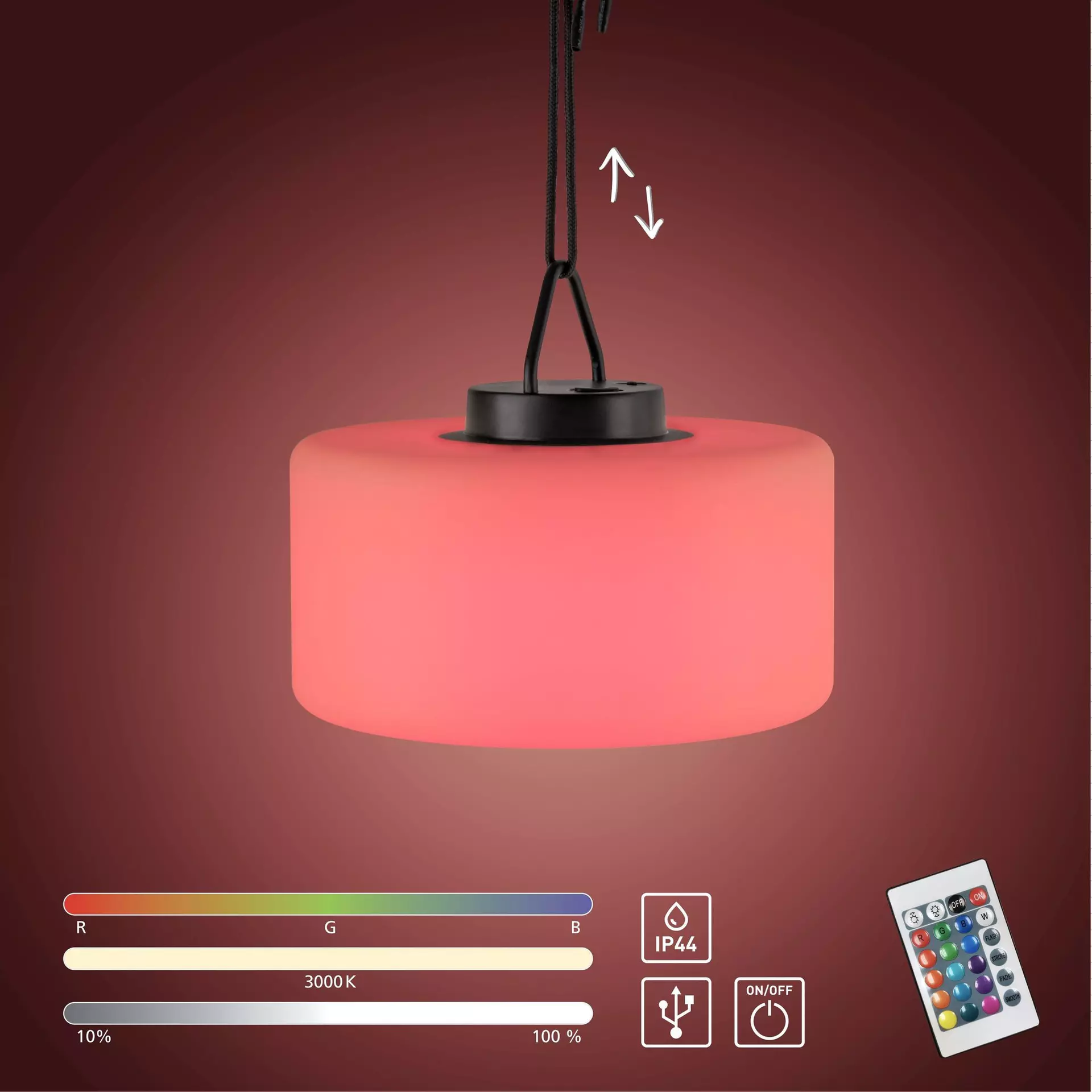 Hängeleuchte HOLLY JUST LIGHT Kunststoff 30 x 26 x 30 cm