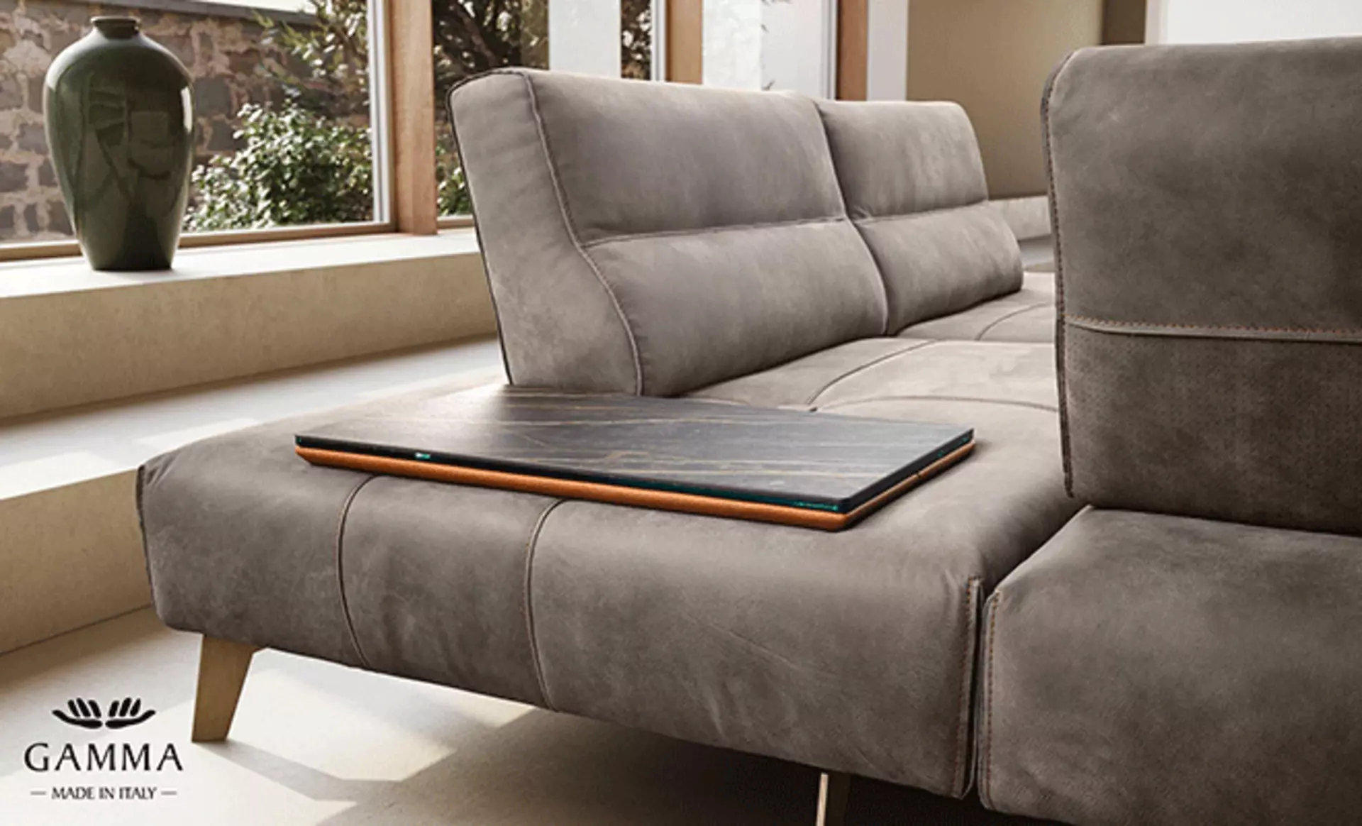 Komfortable Details bei Gamma-Polstermöbeln