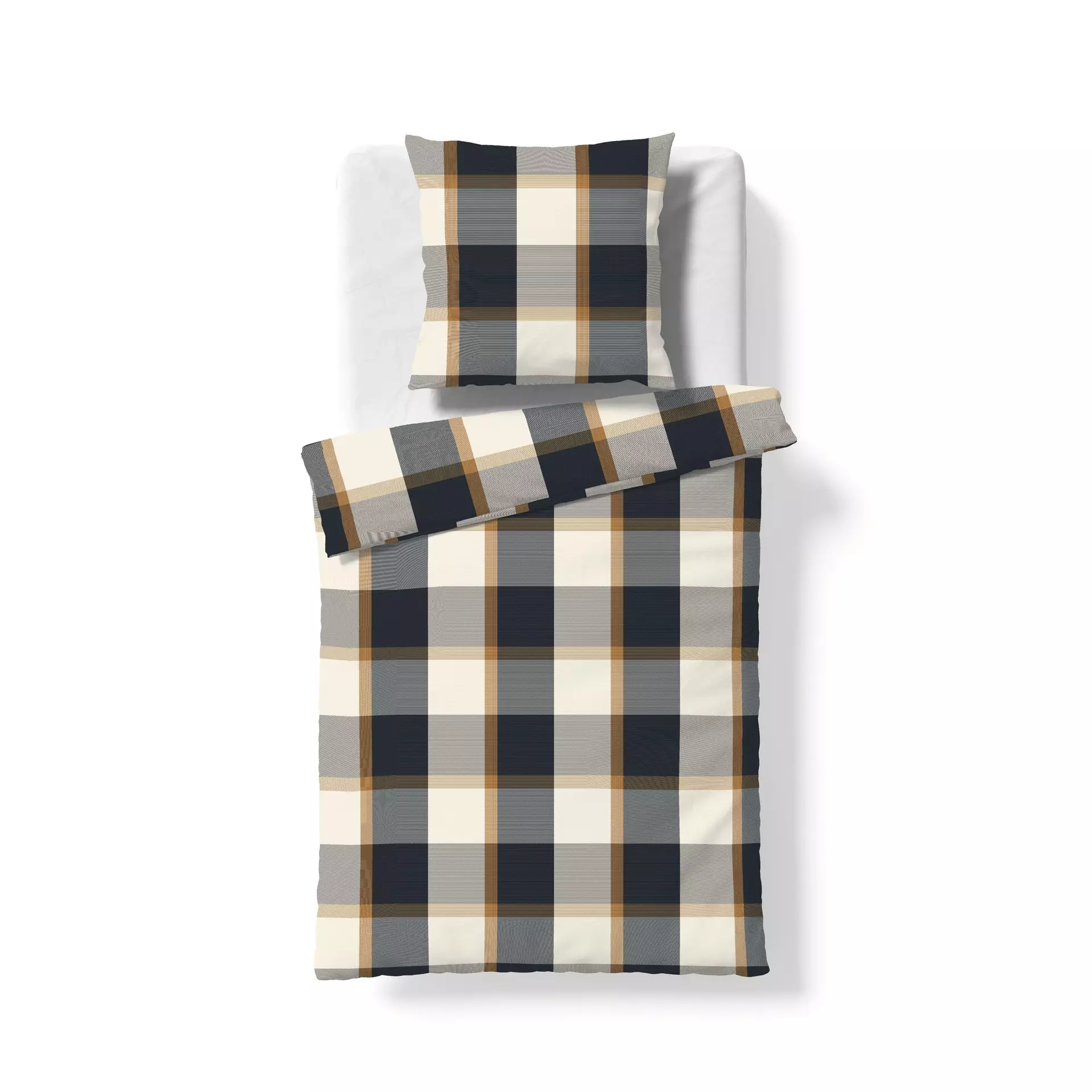 Flanell-Bettwäsche Lech Fleuresse GmbH Textil 135 x 200 cm