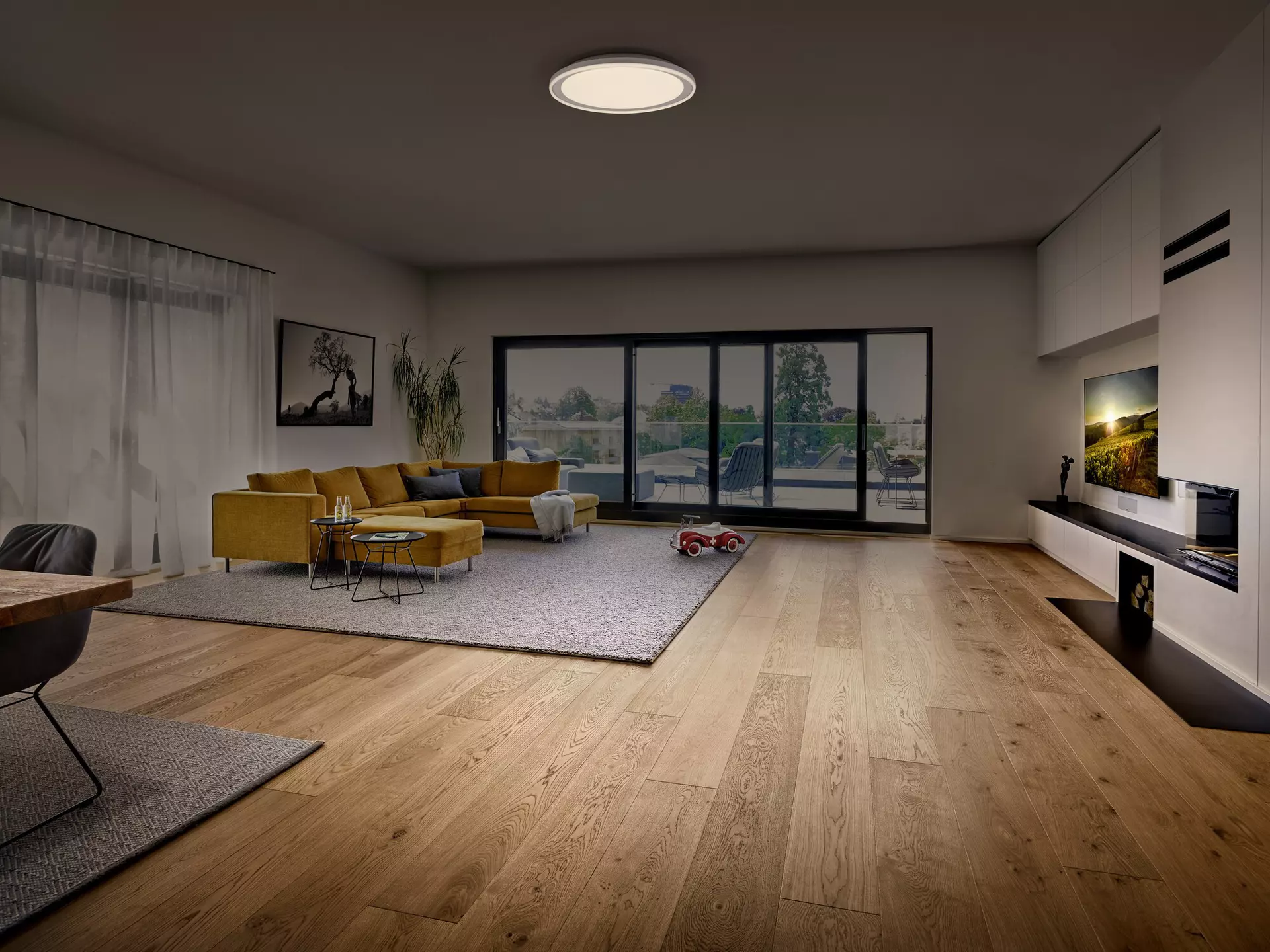 Deckenleuchte Pederson Basic Ceiling OSRAM Metall 