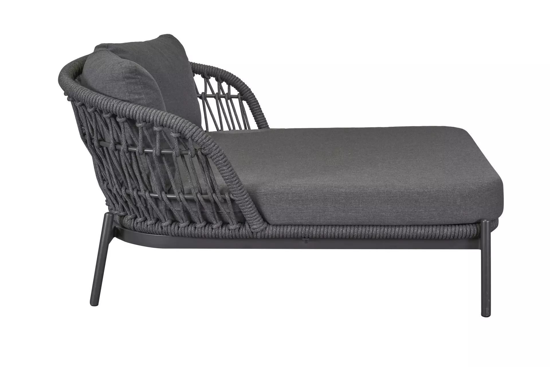 Gartenliege BARI Outdoor Textil 148 x 83 x 164 cm