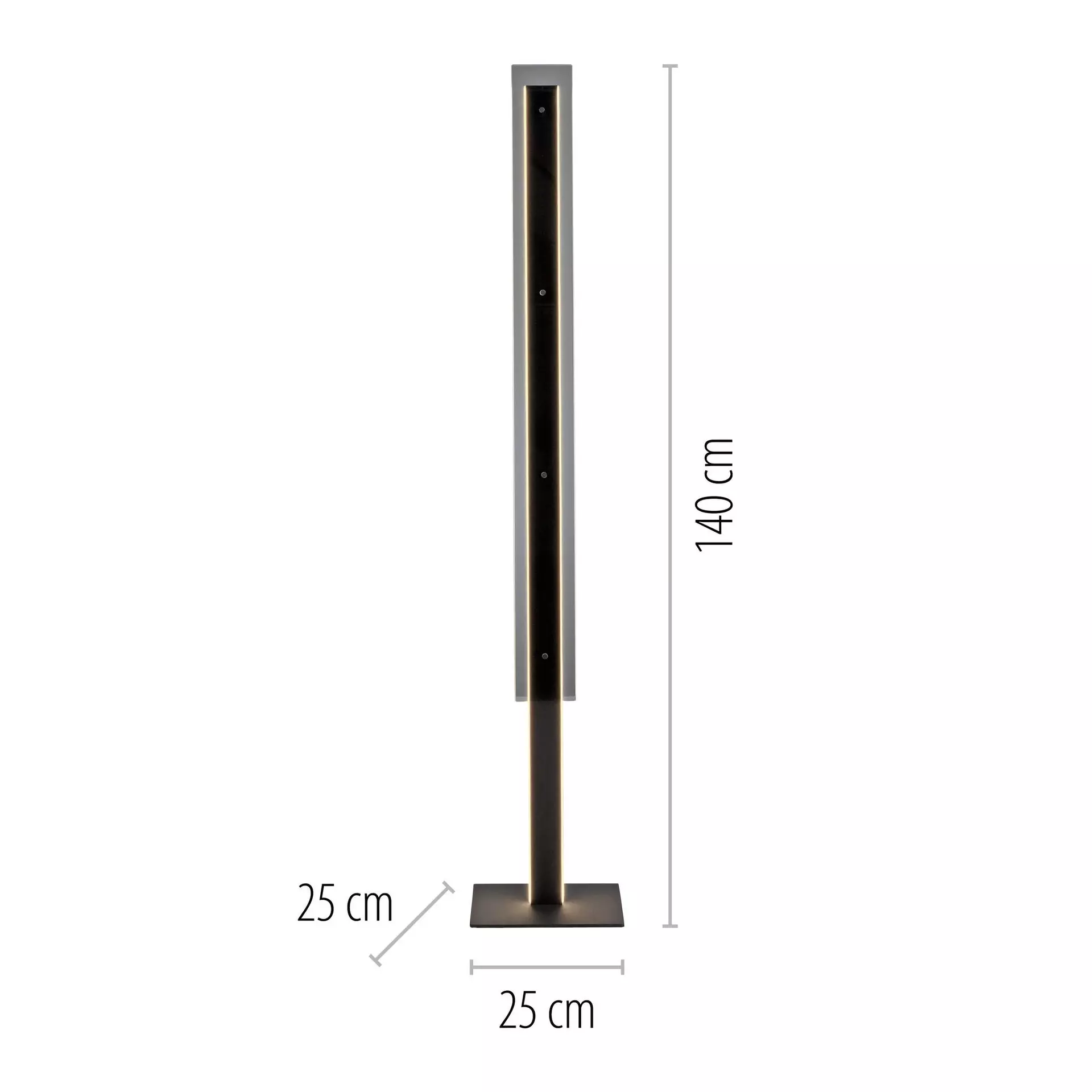 Stehleuchte SW LENA SCHÖNER WOHNEN-Kollektion Metall 25 x 140 x 25 cm