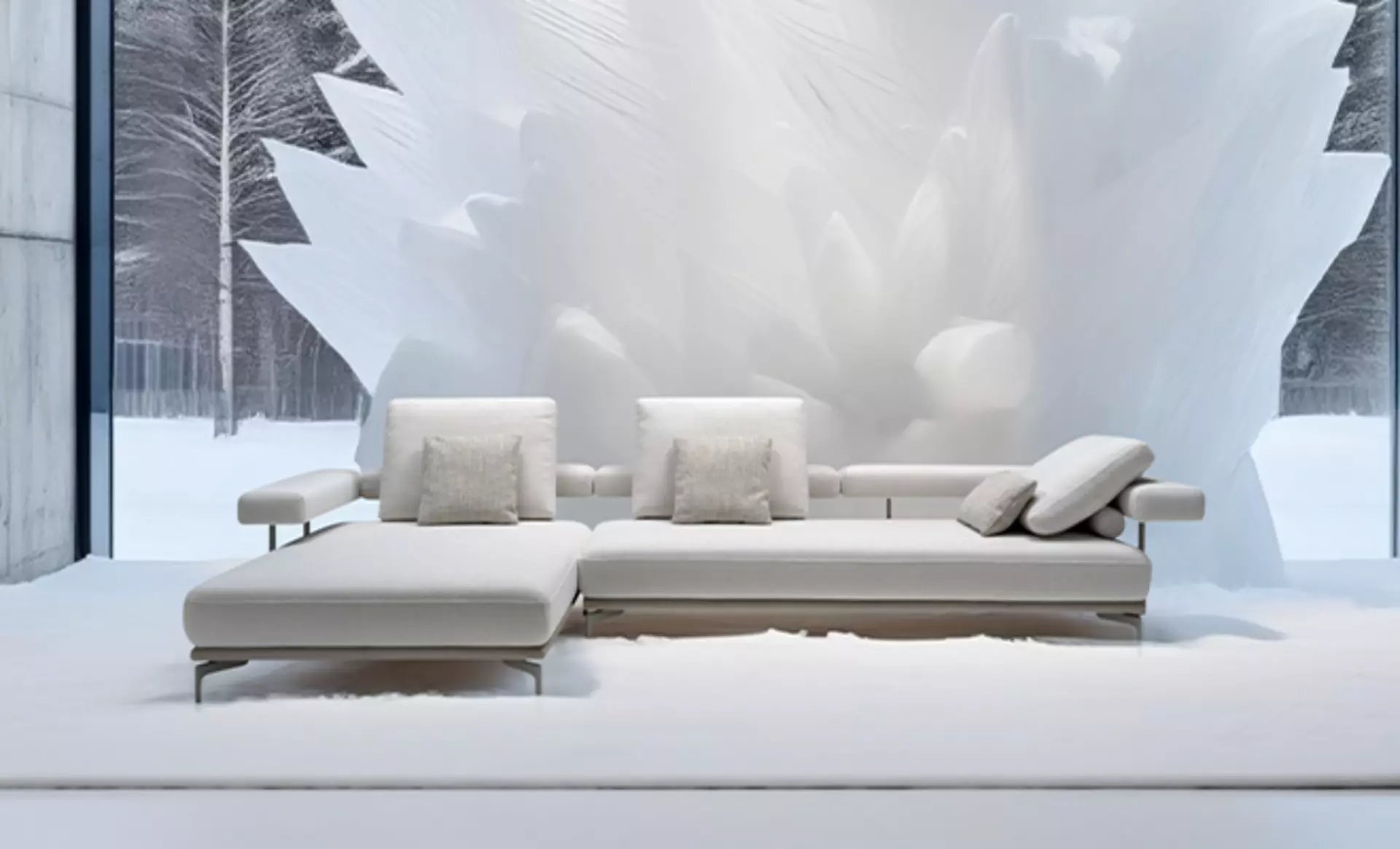 Weiße Wohnlandschaft von Rolf benz