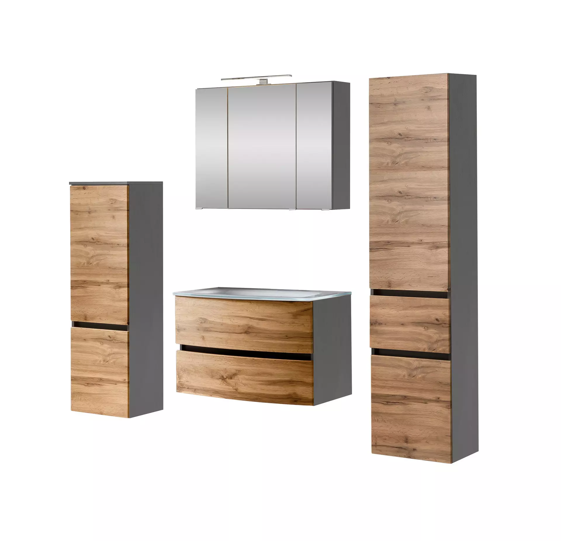 Badmöbelset Kopenhagen Coco Badwelten Holzwerkstoff 49 x 53 x 80 cm