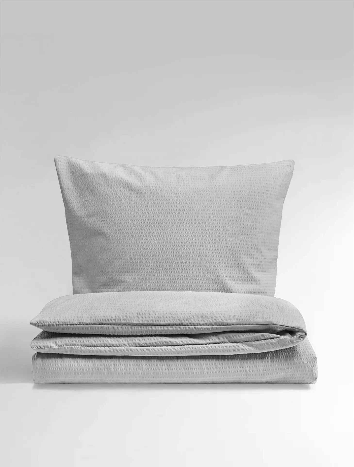 Seersucker-Bettwäsche 3000 Seersucker Uni Bierbaum Textil 135 x 200 cm