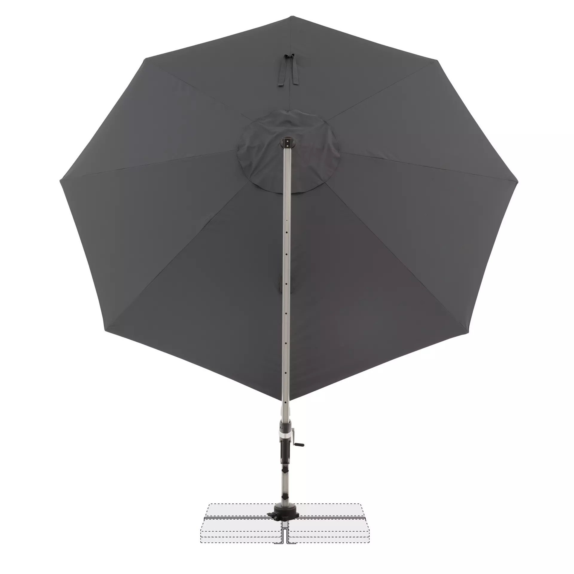 Sonnenschirm Active Doppler Textil 372 x 271 x 372 cm