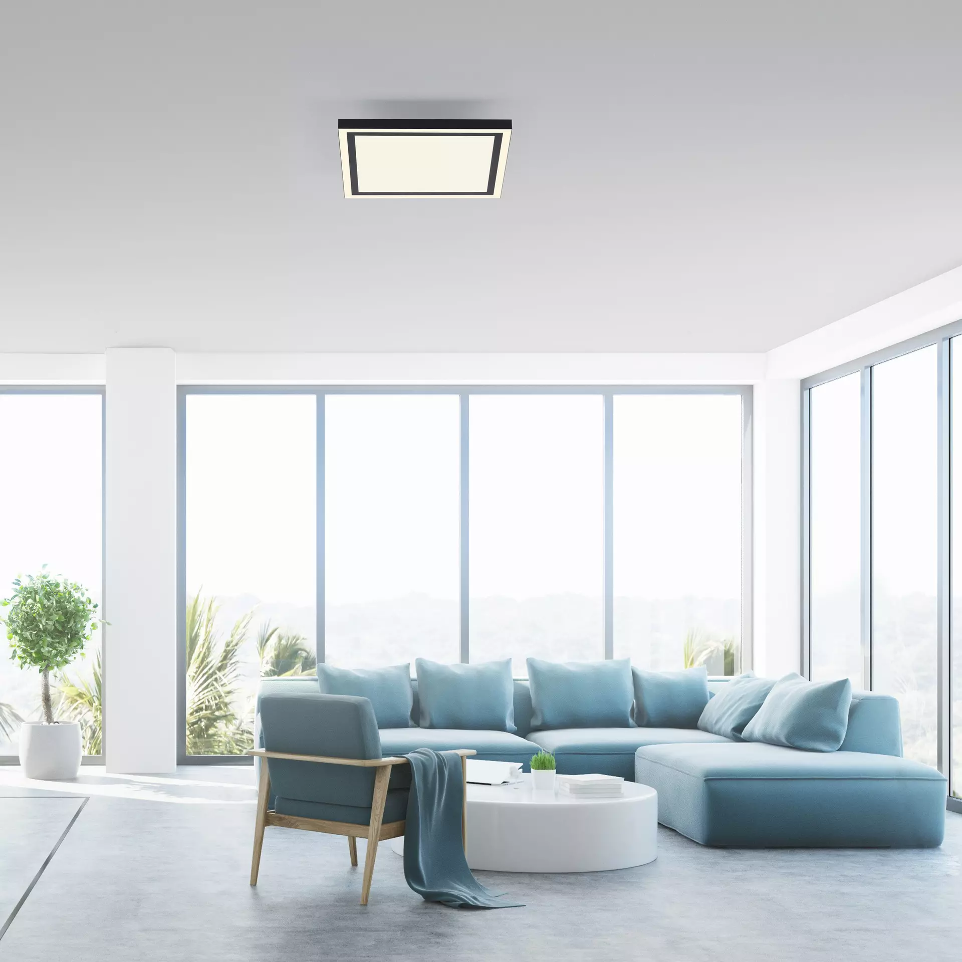 Deckenleuchte EDGING-SMART JUST LIGHT Metall 30 x 6 x 30 cm