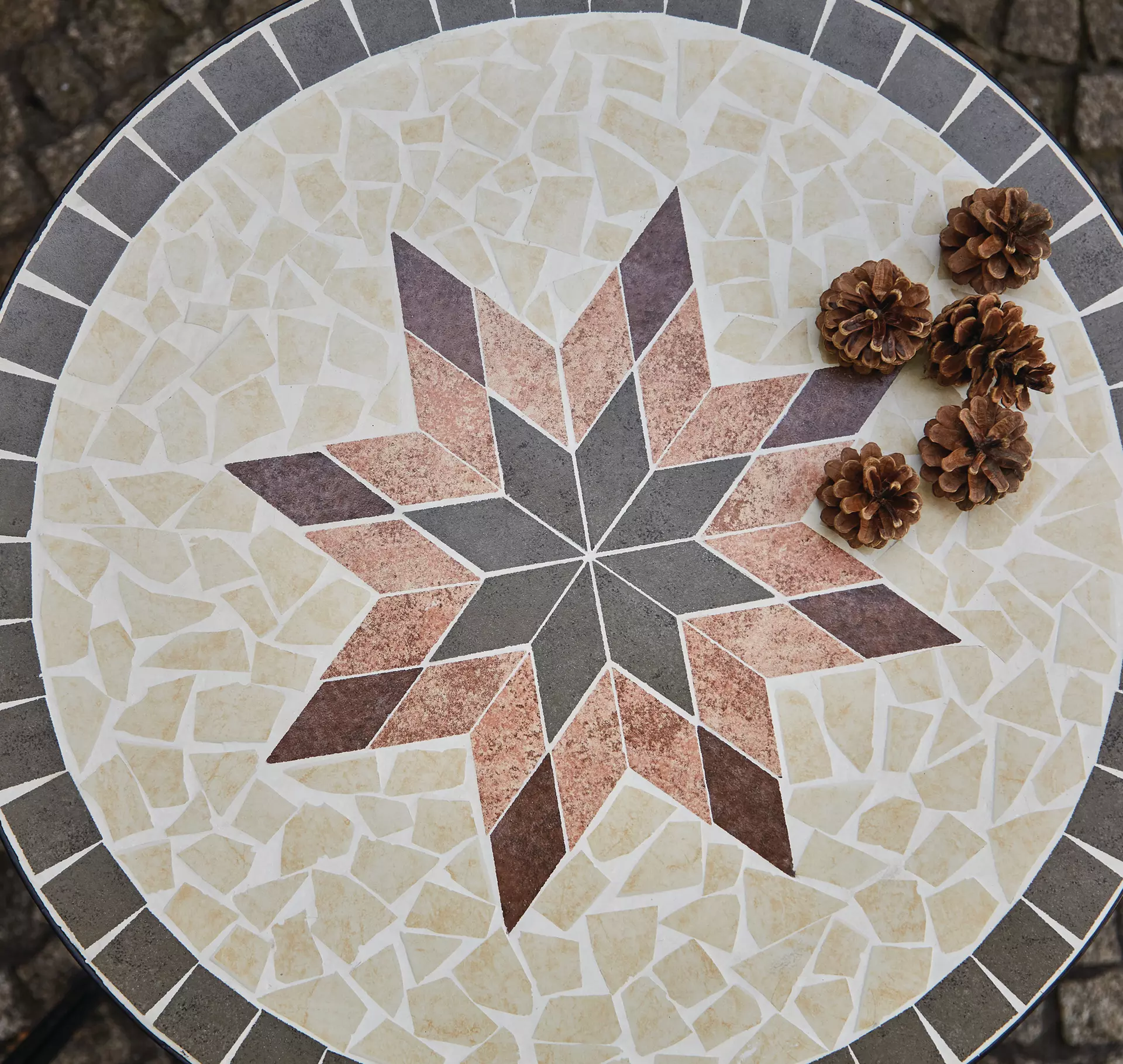 Gartentisch Stella Siena Garden Metall 70 x 71 x 70 cm