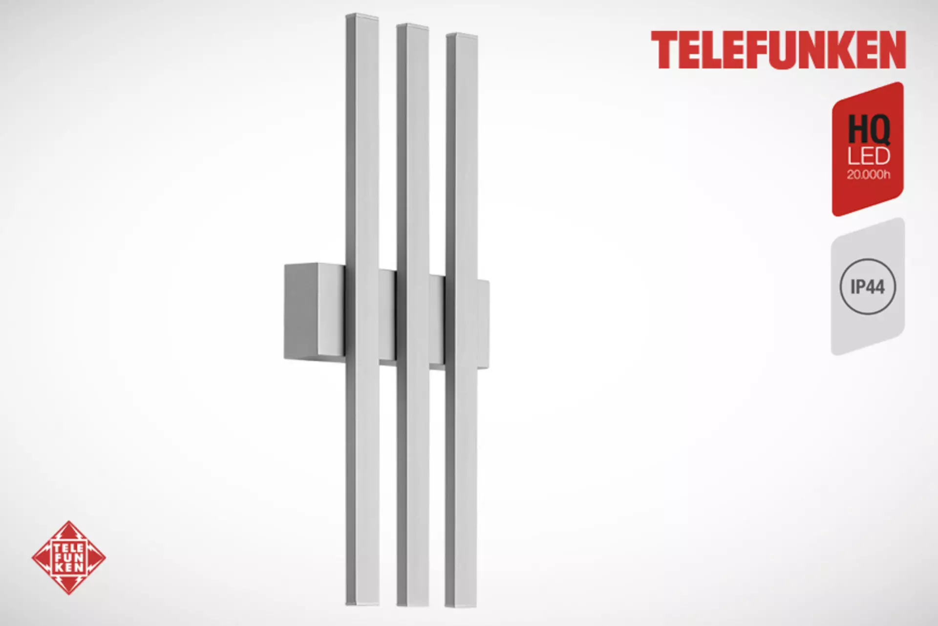 Wand-Aussenleuchte TELEFUNKEN Außenleuchte Telefunken Metall 15 x 4 x 37 cm