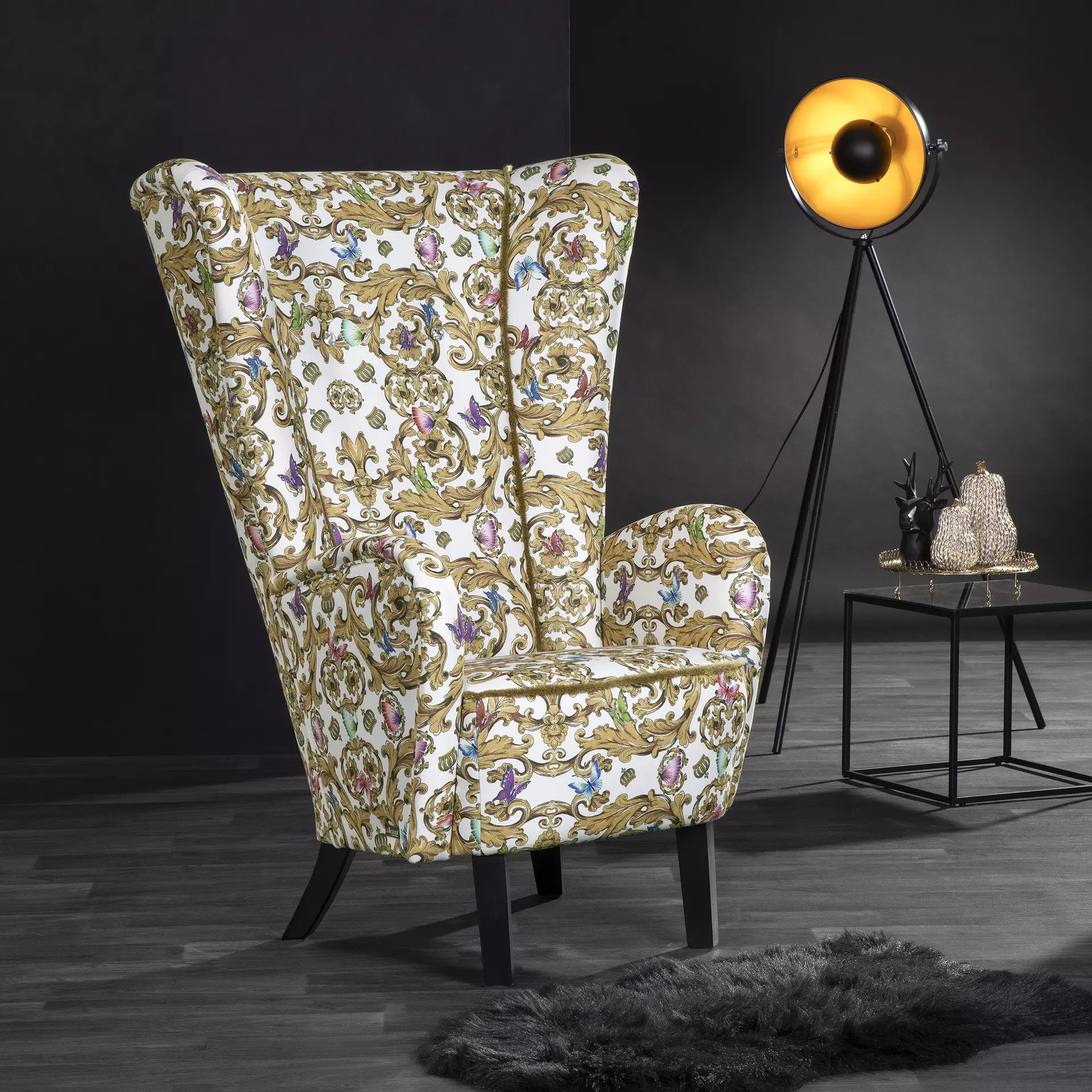 Sessel ANAELLE Glööckler by Max Winzer Textil 89 x 122 x 96 cm