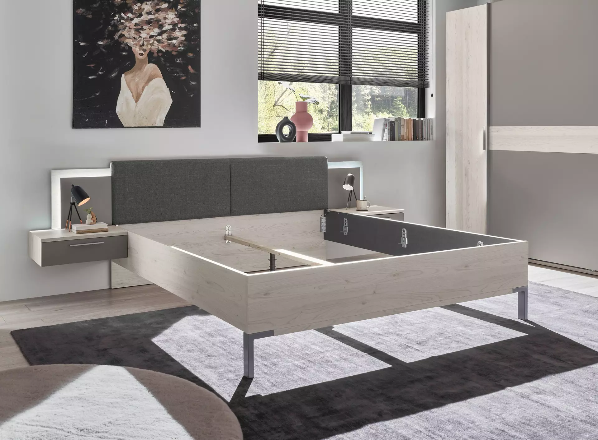 Schlafzimmer TITLE Vito Textil 1 x 8 x 27 cm